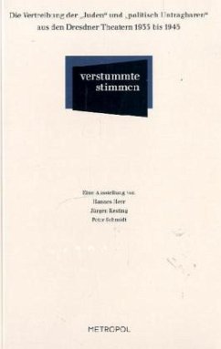 Verstummte Stimmen / Verstummte Stimmen - Kesting, Jürgen;Schmidt, Peter;Heer, Hannes