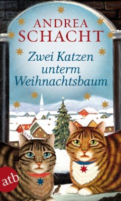 Zwei Katzen unterm Weihnachtsbaum - Schacht, Andrea