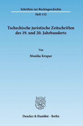 Tschechische juristische Zeitschriften des 19. und 20. Jahrhunderts. Tschechische juristische Zeitschriften des 19. und 20. Jahrhunderts.
