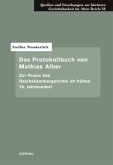 Das Protokollbuch von Mathias Alber