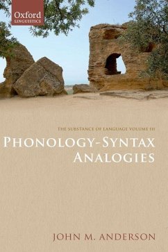 Phonology-Syntax Analogies - Anderson, John M