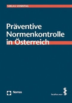 Cover Präventive Normenkontrolle in Österreich
