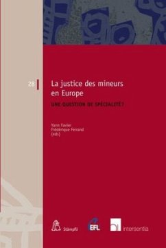 Cover La justice des mineurs en Europe