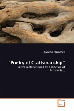 Poetry of Craftsmanship - TRECARICHI, CLAUDIA