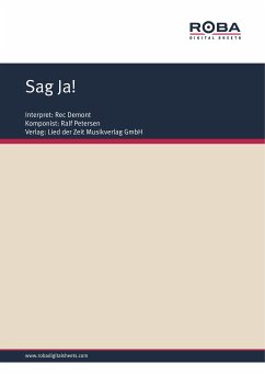 Sag Ja! (eBook, PDF) - Petersen, Ralf; Bohlke, Bernhard