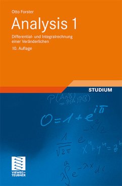 Analysis 1 - Differential- und Integralrechnung einer Veränderlichen - Forster, Otto