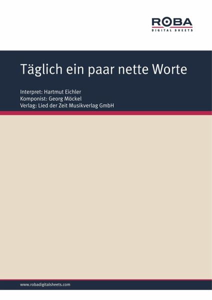 Täglich ein paar nette Worte (eBook, ePUB)