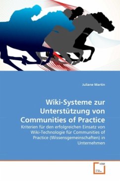 Wiki-Systeme zur Unterstützung von Communities of Practice - Martin, Juliane