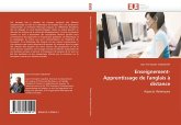 Enseignement-Apprentissage de l'anglais à distance