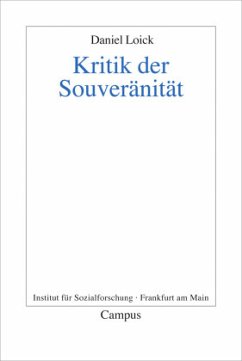 Kritik der Souveränität - Loick, Daniel