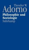 Philosophie und Soziologie (1960) / Nachgelassene Schriften 4. Abt.: Vorlesungen, 6
