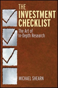 Cover The Investment Checklist