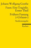 Faust. Eine Tragödie. Erster Teil - Frühere Fassung ("Urfaust") - Paralipomena