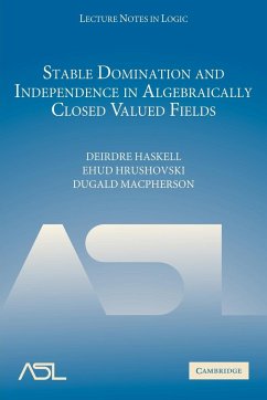 Stable Domination and Independence in Algebraically Closed Valued Fields - Haskell, Deirdre; Hrushovski, Ehud; Macpherson, Dugald