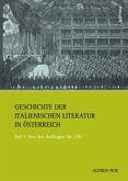 Von den Anfängen bis 1797 / Geschichte der italienischen Literatur in Österreich Band 001