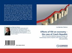 Effects of FDI on economy ¿ the case of Czech Republic