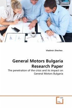 Cover General Motors Bulgaria Research Paper