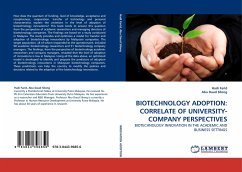 BIOTECHNOLOGY ADOPTION: CORRELATE OF UNIVERSITY-COMPANY PERSPECTIVES