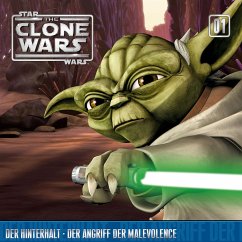 Star Wars, The Clone Wars (01) Der Hinterhalt - Der Angriff der Malevolence, 1 Audio-CD