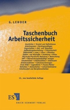 Taschenbuch Arbeitssicherheit - Lehder, Günter