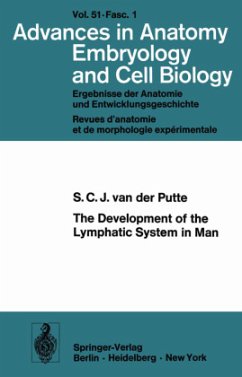 The Development of the Lymphatic System in Man - Putte, S. C. J. van der