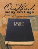 One Word, Many Writings