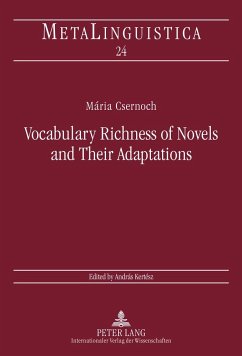 Vocabulary Richness of Novels and Their Adaptations - Csernoch, Maria