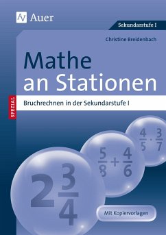 Mathe an Stationen, Bruchrechnen - Breidenbach, Christine