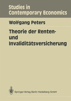 Theorie der Renten- und Invaliditätsversicherung - Peters, Wolfgang