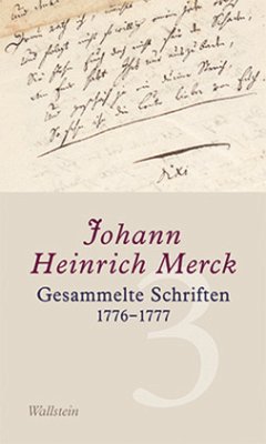 Gesammelte Schriften / Gesammelte Schriften 3 - Merck, Johann Heinrich