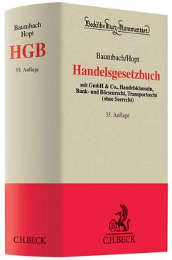 Handelsgesetzbuch mit GmbH & Co., Handelsklauseln, Bank- und Börsenrecht, Transportrecht (ohne Seerecht) - Hopt, Klaus J., Hanno Merkt und Markus Roth