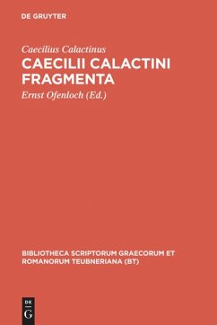 Fragmenta - Caecilius Calactinus
