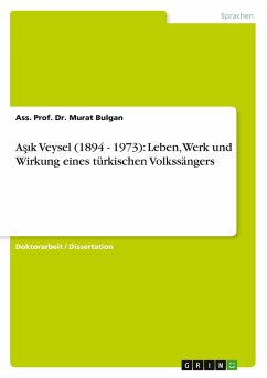 Cover A¿¿k Veysel (1894 - 1973): Leben, Werk und Wirkung eines türkischen Volkssängers