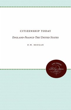 Citizenship Today - Brogan, D. W.