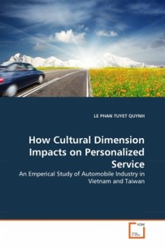 How Cultural Dimension Impacts on Personalized Service - TUYET QUYNH, LE PHAN