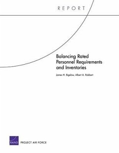 Balancing Rated Personnel Requirements and Inventories - Bigelow, James H; Robbert, Albert A