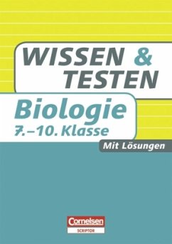 Biologie, 7.-10. Klasse / Wissen & Testen
