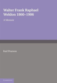 Walter Frank Raphael Weldon 1860 1906 - Pearson, Karl