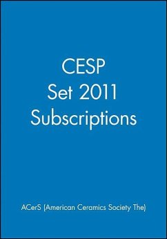 Cesp Set 2011 Subscriptions - Acers (American Ceramics Society The)