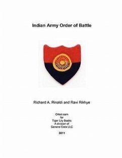 Indian Army Order of Battle - Rinaldi, Richard; Rikhye, Ravi
