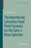 The Heat Kernel Lefschetz Fixed Point Formula for the Spin-C Dirac Operator