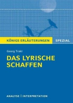 Georg Trakl 'Das lyrische Schaffen'