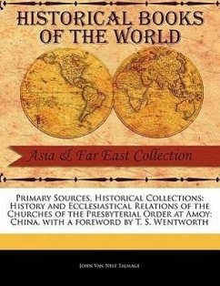 Primary Sources, Historical Collections - Talmage, John Van Nest