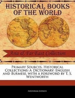 A Dictionary - Judson, Adoniram