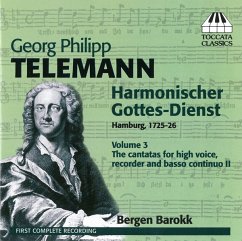 Telemann Harm.Gottesdienst Vol.3 - Julsrud,Mona/Thorsen,Frode/Bargen Barokk