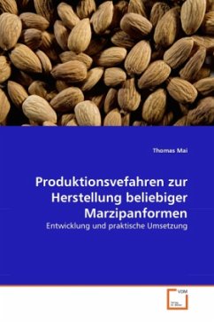 Produktionsvefahren zur Herstellung beliebiger Marzipanformen - Mai, Thomas