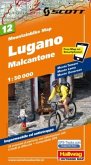 Hallwag Mountainbike-Karte 12 Lugano 1:50.000