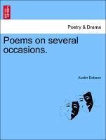 Poems on several occasions.Vol. I. - Dobson, Austin