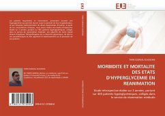 MORBIDITE ET MORTALITE DES ETATS D''HYPERGLYCEMIE EN REANIMATION Cover MORBIDITE ET MORTALITE DES ETATS D''HYPERGLYCEMIE EN REANIMATION