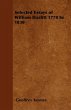 Selected Essays of William Hazlitt 1778... - Bild 1